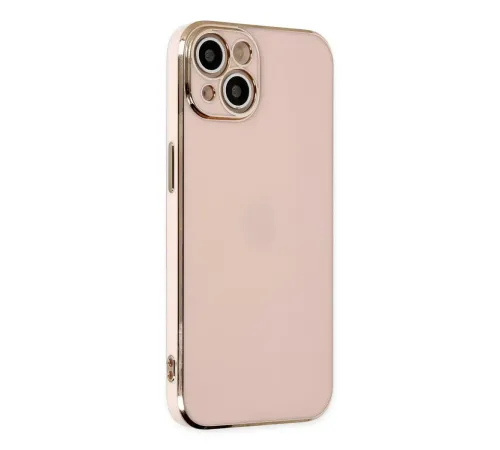 Apple iPhone 14 Kılıf Volet Silikon - Pembe