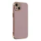 Apple iPhone 14 Kılıf Volet Silikon - Mor