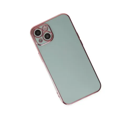 Apple iPhone 14 Kılıf Volet Silikon - Açık Yeşil