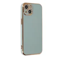 Apple iPhone 14 Kılıf Volet Silikon - Açık Yeşil