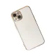 Apple iPhone 14 Plus Kılıf Volet Silikon - Beyaz