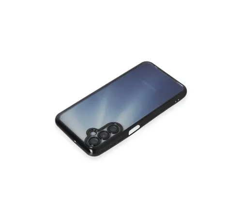 Samsung Galaxy A25 5G Kılıf Lensli Silikon - Siyah