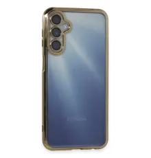 Samsung Galaxy A35 5G Kılıf Lensli Silikon - Gold