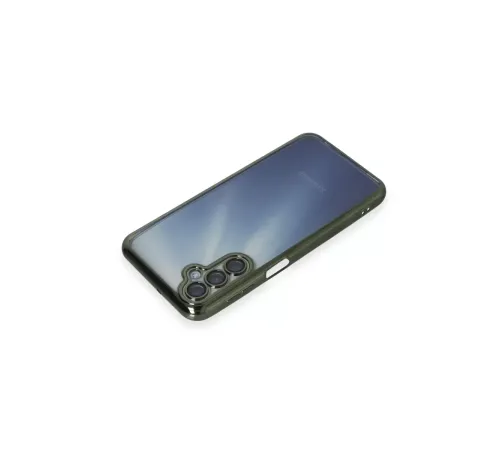 Samsung Galaxy A35 5G Kılıf Lensli Silikon - Yeşil