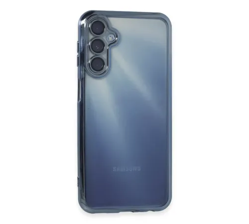 Samsung Galaxy A35 5G Kılıf Lensli Silikon - Açık Mavi