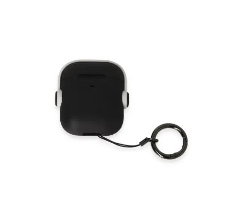 Apple Airpods 2 (2.nesil) Cool Kılıf - Siyah-Beyaz