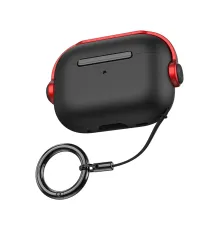 Apple Airpods 3 (3.nesil) Cool Kılıf - Siyah-Kırmızı