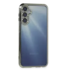 Samsung Galaxy A55 5G Kılıf Lensli Silikon - Gümüş