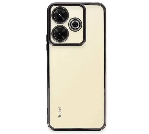 Xiaomi Redmi 13 4G Kılıf Lensli Silikon - Siyah