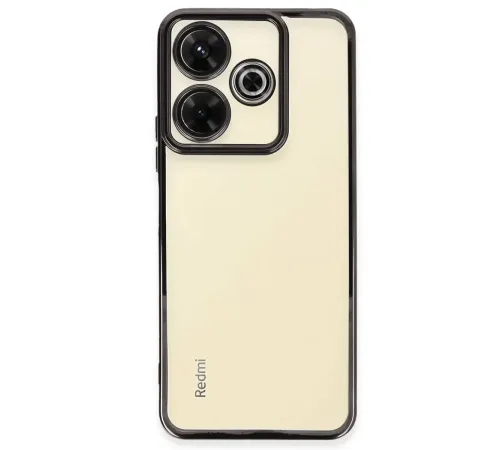 Xiaomi Redmi 13 4G Kılıf Lensli Silikon - Siyah