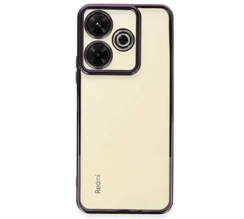 Xiaomi Redmi 13 4G Kılıf Lensli Silikon - Mor