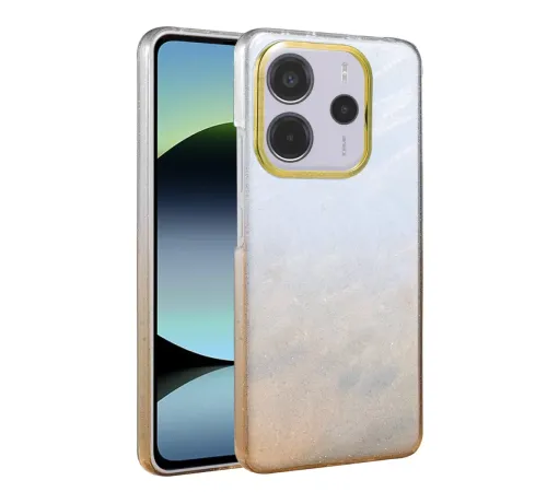 Xiaomi Redmi Note 14 4G Glossy Kapak - Çöl Titanyum