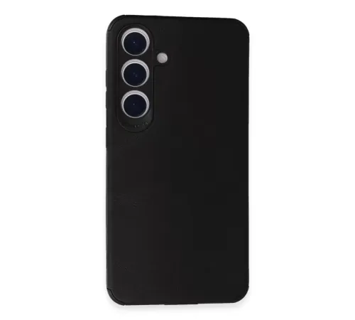 Samsung Galaxy S24 Kılıf Loop Deri Silikon - Siyah