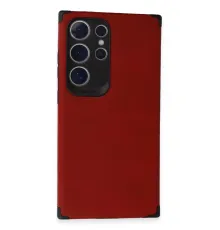 Samsung Galaxy S24 Ultra Kılıf Loop Deri Silikon - Kırmızı