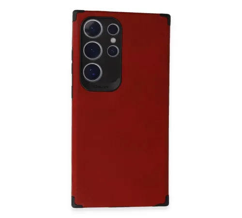Samsung Galaxy S24 Ultra Kılıf Loop Deri Silikon - Kırmızı