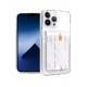 Apple iPhone 15 Pro Kılıf Kart Şeffaf Silikon - Şeffaf