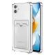Samsung Galaxy A05 Kılıf Kart Şeffaf Silikon - Şeffaf