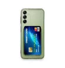Samsung Galaxy A15 4G Kılıf Kart Şeffaf Silikon - Şeffaf