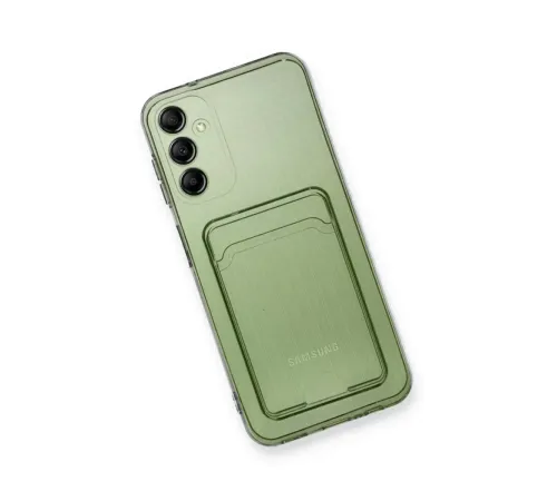 Samsung Galaxy A25 5G Kılıf Kart Şeffaf Silikon - Şeffaf