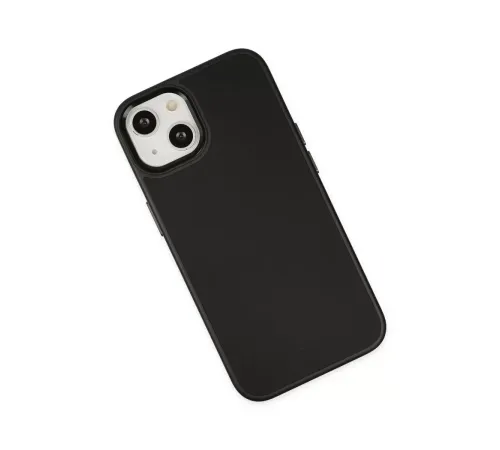 Apple iPhone 14 Plus Kılıf Asya Deri Silikon - Siyah