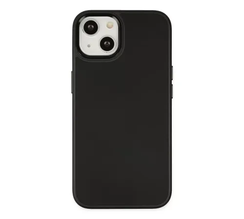 Apple iPhone 14 Plus Kılıf Asya Deri Silikon - Siyah
