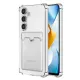 Samsung Galaxy S24 Kılıf Kart Şeffaf Silikon - Şeffaf