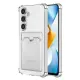 Samsung Galaxy S24 Kılıf Kart Şeffaf Silikon - Şeffaf