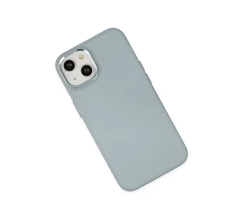 Apple iPhone 14 Plus Kılıf Asya Deri Silikon - Sierra Blue