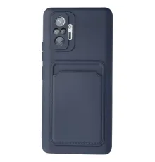 Xiaomi Redmi Note 10 Pro Kılıf Kelvin Kartvizitli Silikon - Lacivert