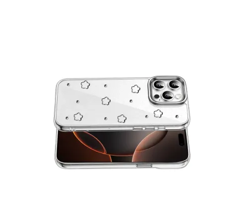 Apple iPhone 14 Pro Max Fiyonk Desenli Kapak - Desen 2