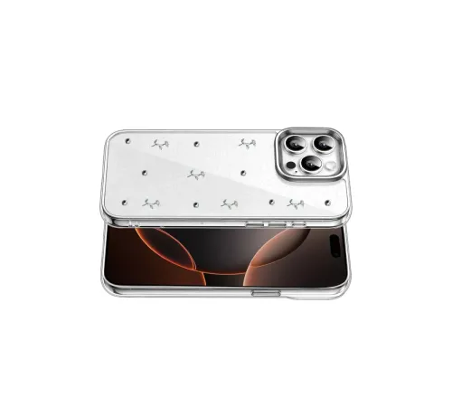 Apple iPhone 14 Pro Max Fiyonk Desenli Kapak - Desen 4