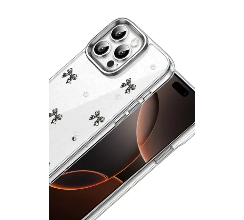 Apple iPhone 14 Pro Max Fiyonk Desenli Kapak - Desen 8