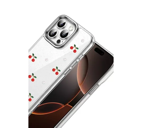 Apple iPhone 14 Pro Max Fiyonk Desenli Kapak - Desen 9