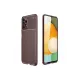 Samsung Galaxy A13 4G Kılıf Auto Focus Karbon Kapak - Kahverengi