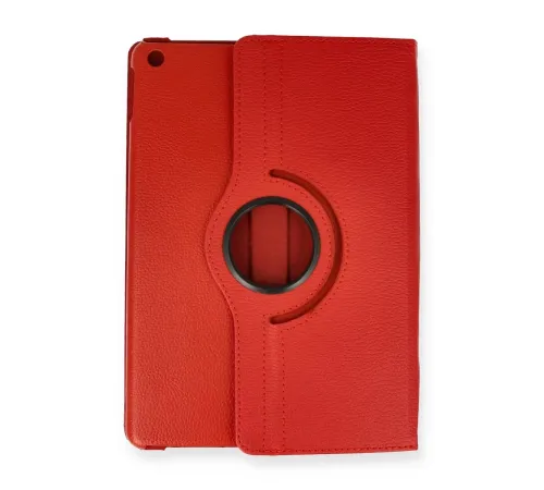 Apple iPad 10.2 (7.nesil) Kılıf 360 Tablet Deri Kılıf - Kırmızı