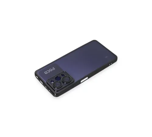 Xiaomi Poco X5 Pro 5G Kılıf Lensli Silikon - Siyah