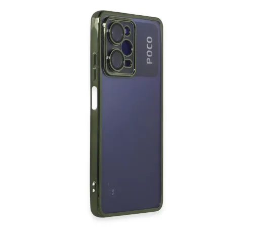 Xiaomi Poco X5 Pro 5G Kılıf Lensli Silikon - Yeşil