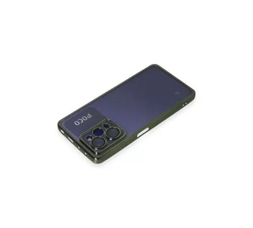 Xiaomi Poco X5 Pro 5G Kılıf Lensli Silikon - Yeşil