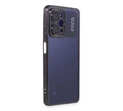 Xiaomi Poco X5 Pro 5G Kılıf Lensli Silikon - Mor