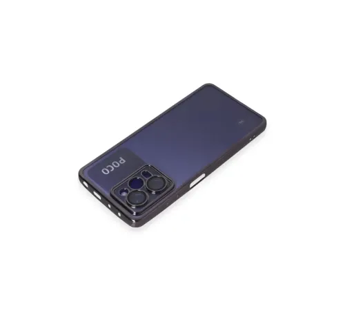 Xiaomi Poco X5 Pro 5G Kılıf Lensli Silikon - Mor
