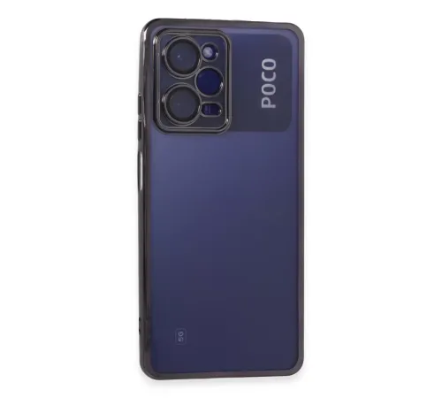 Xiaomi Poco X5 Pro 5G Kılıf Lensli Silikon - Mor