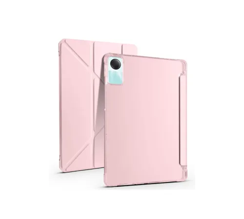 Xiaomi Redmi Pad SE 4G Kılıf Kalemlikli Mars Tablet Kılıfı - Rose Gold