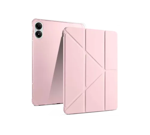 Xiaomi Redmi Pad Pro 12.1 Kılıf Kalemlikli Mars Tablet Kılıfı - Rose Gold