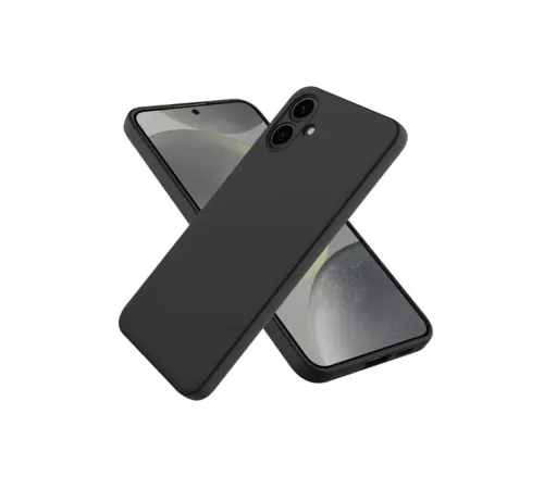 Samsung Galaxy A06 Kılıf First Silikon - Siyah