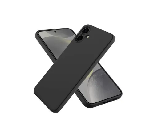 Samsung Galaxy A06 Kılıf First Silikon - Siyah