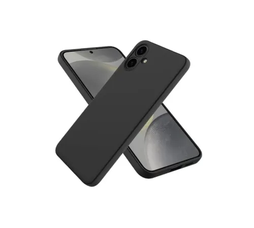 Samsung Galaxy A06 Kılıf First Silikon - Siyah