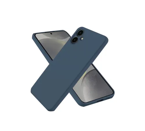 Samsung Galaxy A06 Kılıf First Silikon - Lacivert