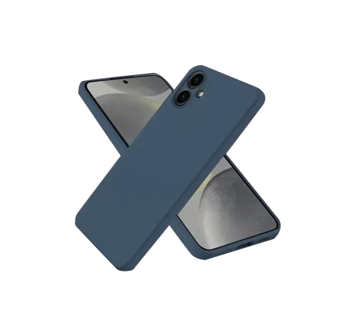 Samsung Galaxy A06 Kılıf First Silikon - Lacivert