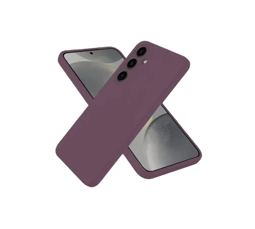Samsung Galaxy A06 Kılıf First Silikon - Mürdüm