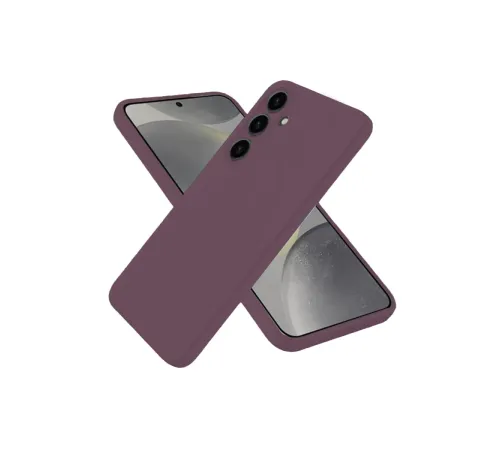 Samsung Galaxy A06 Kılıf First Silikon - Mürdüm